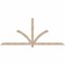 Ekena Millwork Redmond Smooth Timber Gable Bracket, Douglas Fir, 96"W x 40"H x 1 1/2"D x 3 1/2"F, 10/12 Pitch GBW096X40X0204RED00SDF - alternate 1
